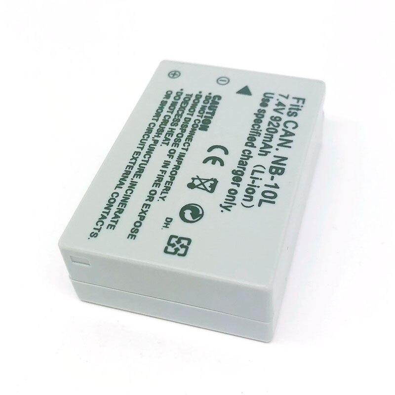 NB-10L NB10L NB 10L Replacement Batteries Pack Battery for Canon SX40HS SX50HS SX60HS G1 X G1X G15 G16 G3X SX40 SX50 SX60 HS IS