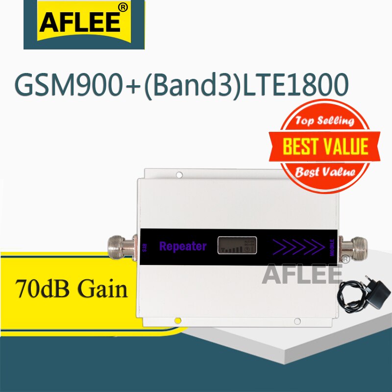 900/1800/2100 Cellular Amplifier 4g Network Mobile Signal Booster 4G DCS WCDMA Repeater GSM 2g 3g 4g CellPhone Signal Repeater
