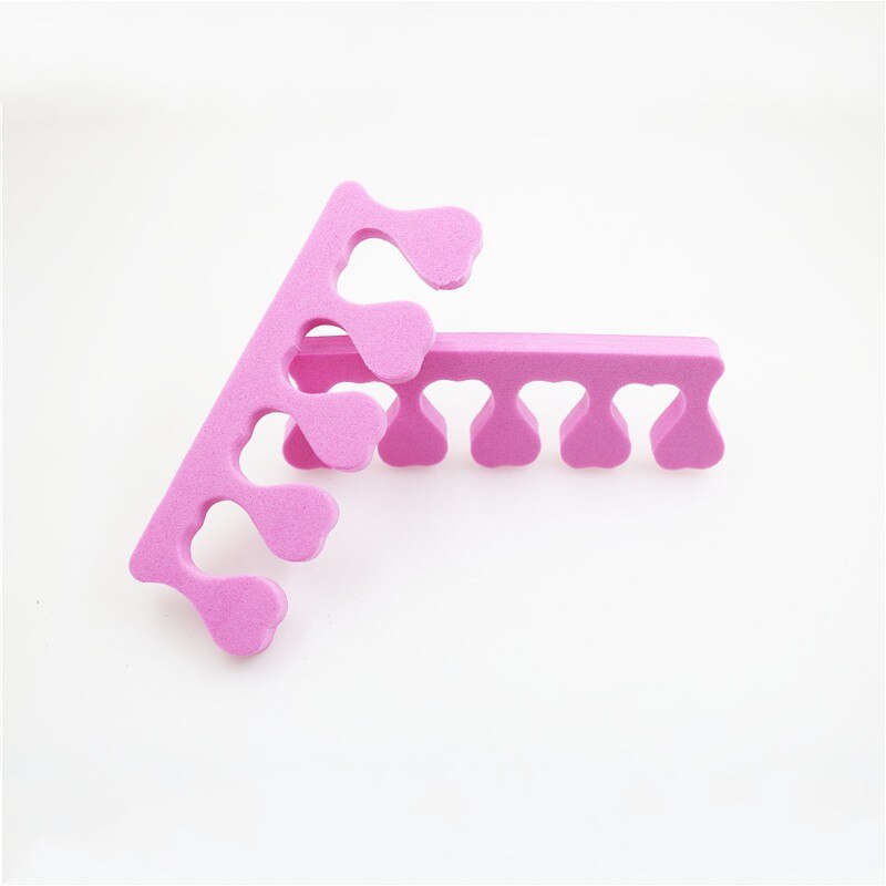 5Pcs/Lot Soft Foam Sponge Toe Separator Finger Separator Pink Heart Nail Polish Protector Feet Care Manicure Pedicure Tool STS01