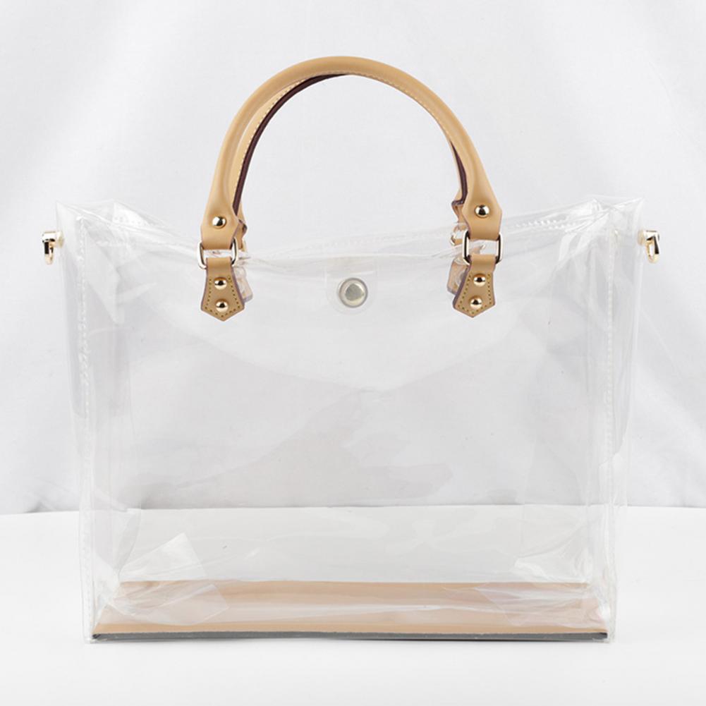 Diy Storage Bag Waterproof Pvc Transparent Diy Tote Bag Handbag Making Kit with Craft Accessories Tool Set Handmade Tote Bag