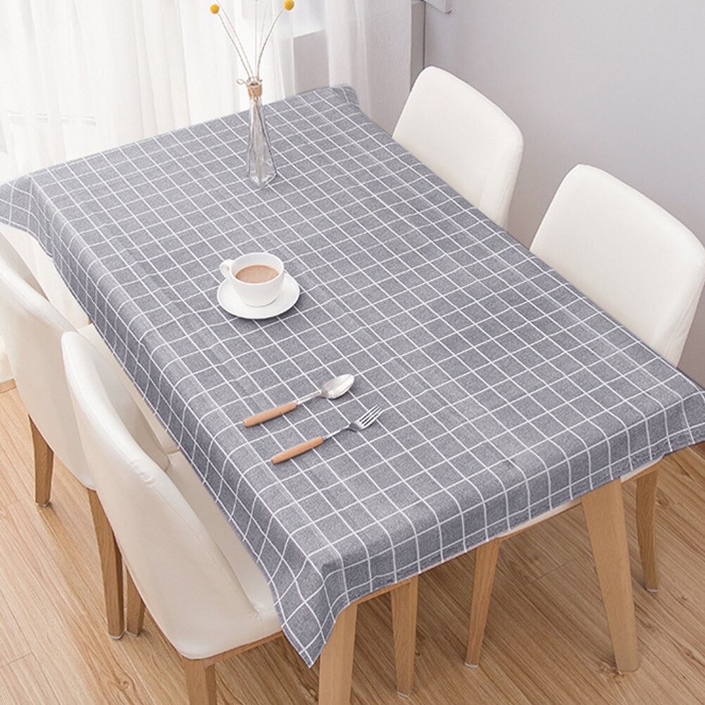 PVC Tafelkleed Plaid Patroon Olie-Proof Waterdichte Tafel Dekken voor Decoratieve Keuken Buffet Dining Bureau Party Wedding Decor