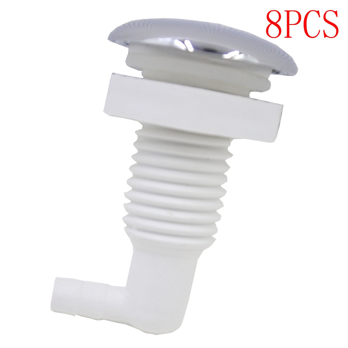 8/stücke verchromte oberfläche luft düse, pvc basis whirlpool air jet, Surf Badewanne Zubehör P-28c