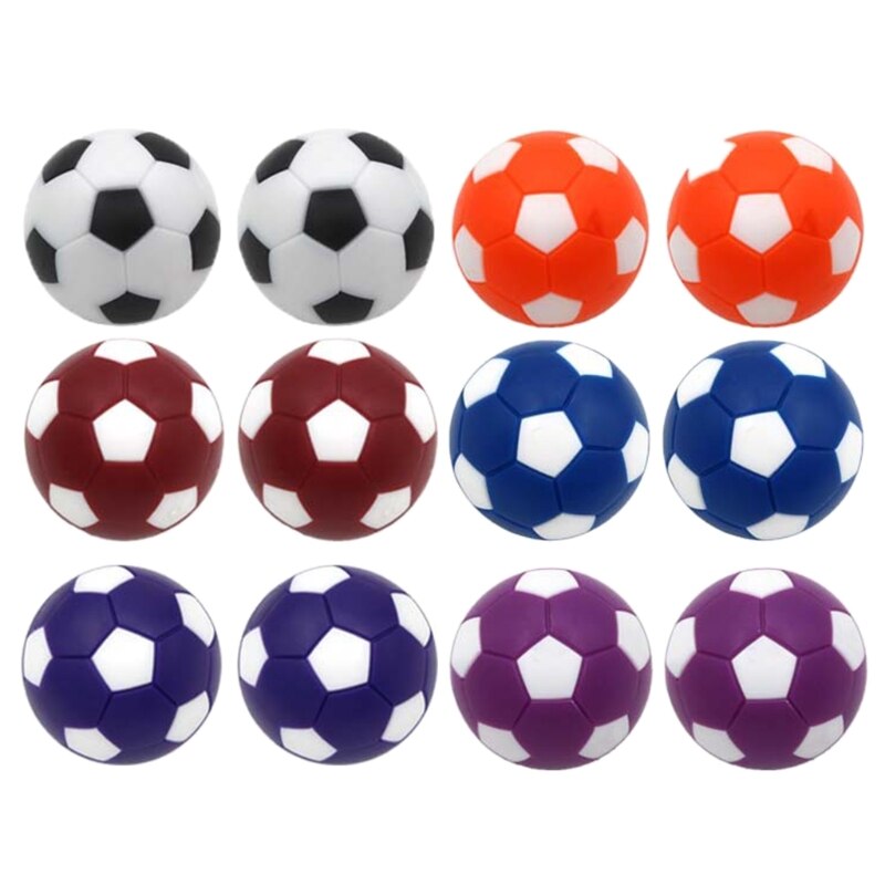 Foosball Balls Replacement 12 Packs,Table Soccer Balls 36mm Soccer Foosalls, Regular Size Foosball-Set of 12