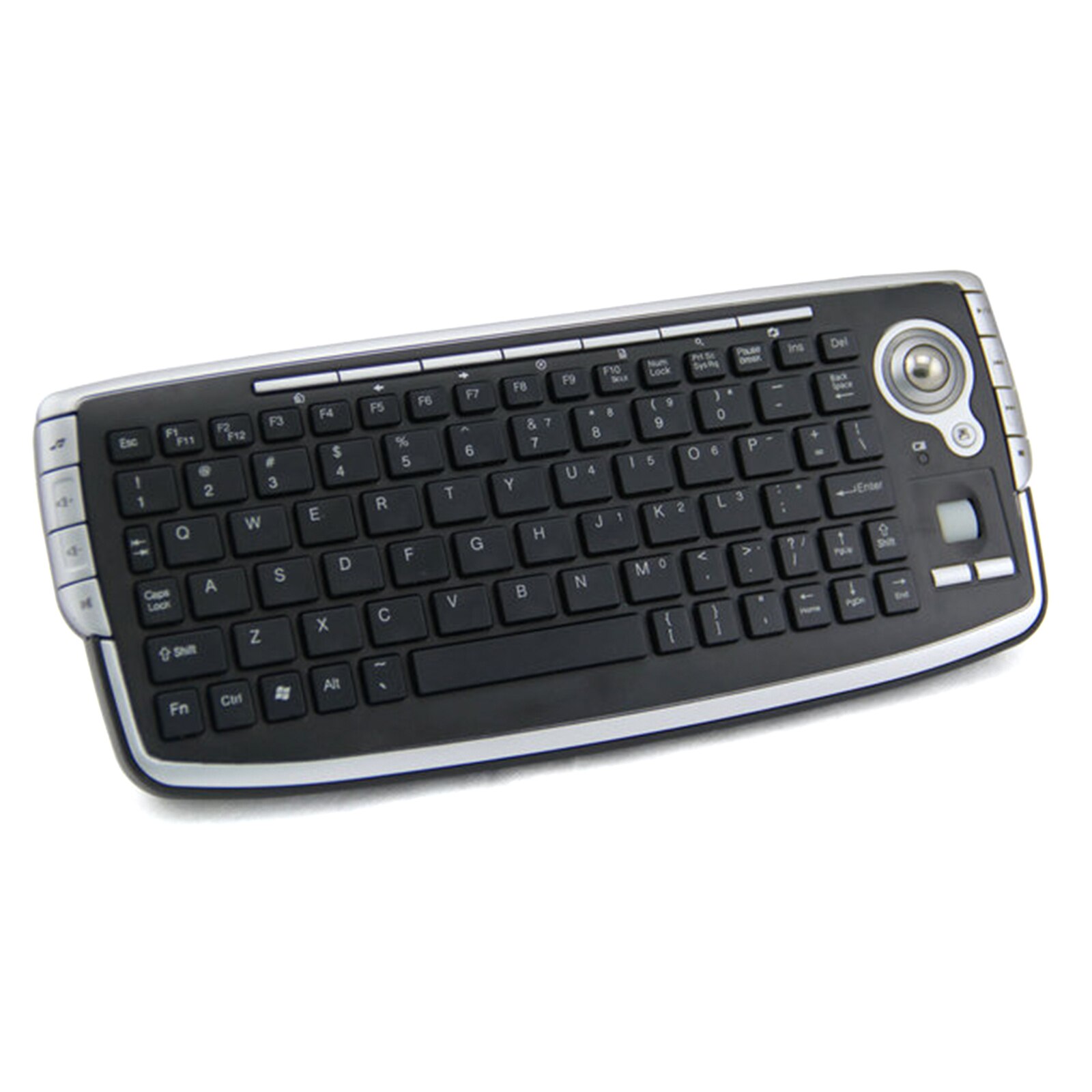 2.4Ghz Toetsenbord Met Trackball Optische Muis Draagbare Compact Wireless Keyboard 2.4Ghz Draadloze Technologie