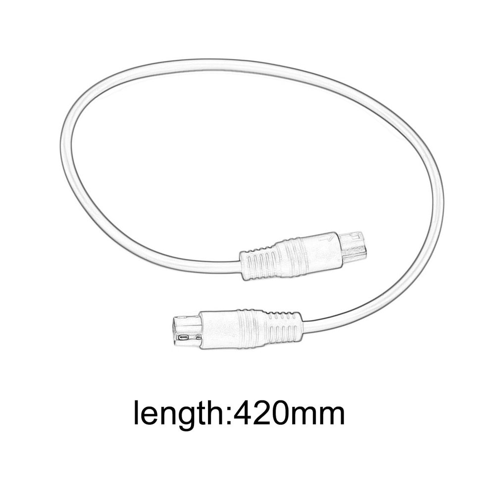 Black 9-PIN Mini TO 9-PIN Mini Din Signal Cable For Genesis 2 Scart Cable