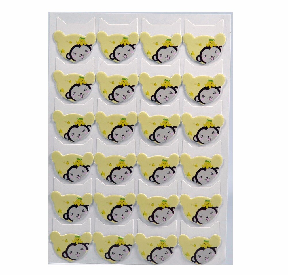 Cartoon Leuke Foto Hoek Stickers Voor DIY Baby Fotoalbum of Scrapbook Album 24 stks/vel