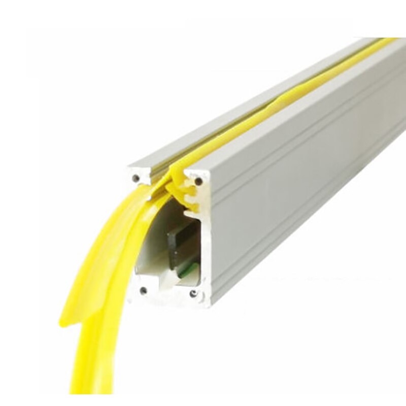 Codificador de escala lineal de goma de 5 metros, regla de rejilla de goma, cinta de regla electrónica, goma sellada a prueba de polvo