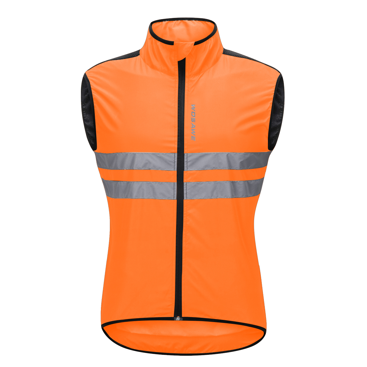 High Visibility Reflective Outdoor For Motorcycle Cycling Sports Vest Car Reflective Clothing For Safety Traffic Safety Vest: Orange 205 / XXL