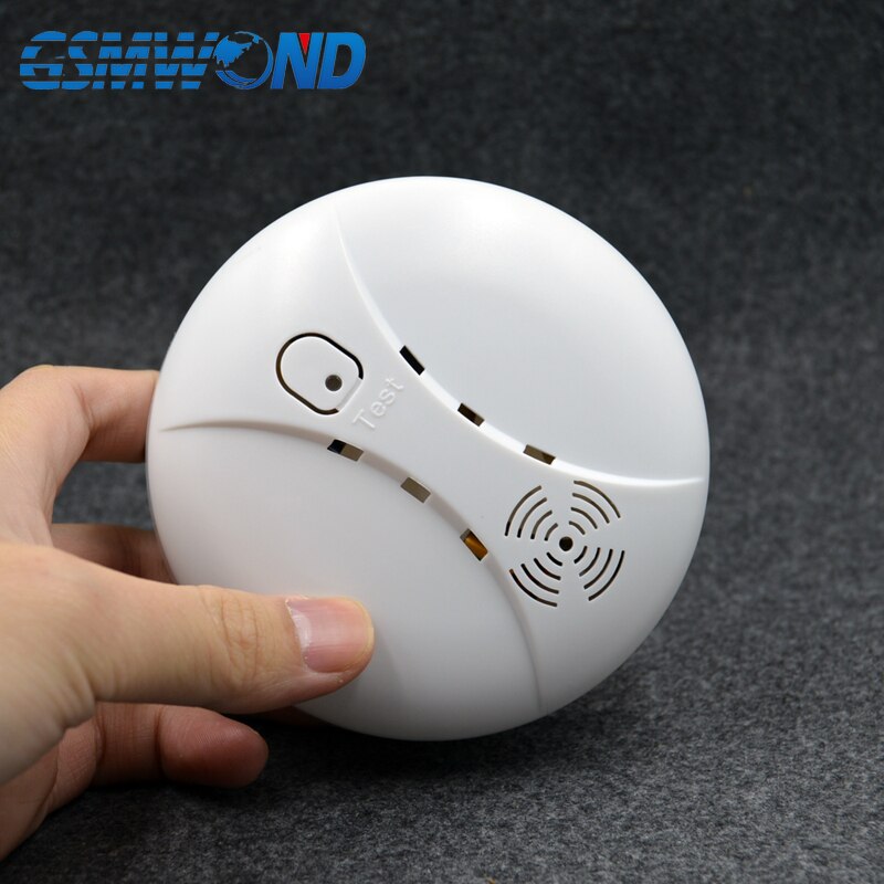 433MHz Wireless Smoke Detector, Built-in transmit antenna, Support G90B / KR-G18 / KR-8518G GSM Alarm System, ,