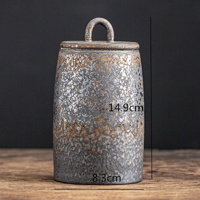 Keepsake Urn Container for Ashes Pet Memorial Cremation Urns Ceramic Urn Funeral Urns: 1pcs2