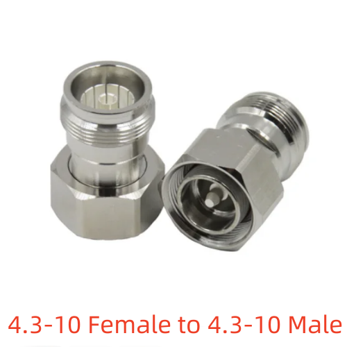 1pcs 4.3-10 mini DIN Connector to N Adapter DIN Male Female to N /DIN/4.3-10 Male Female Socket Straight RF Coaxial Adapter: Red/Black