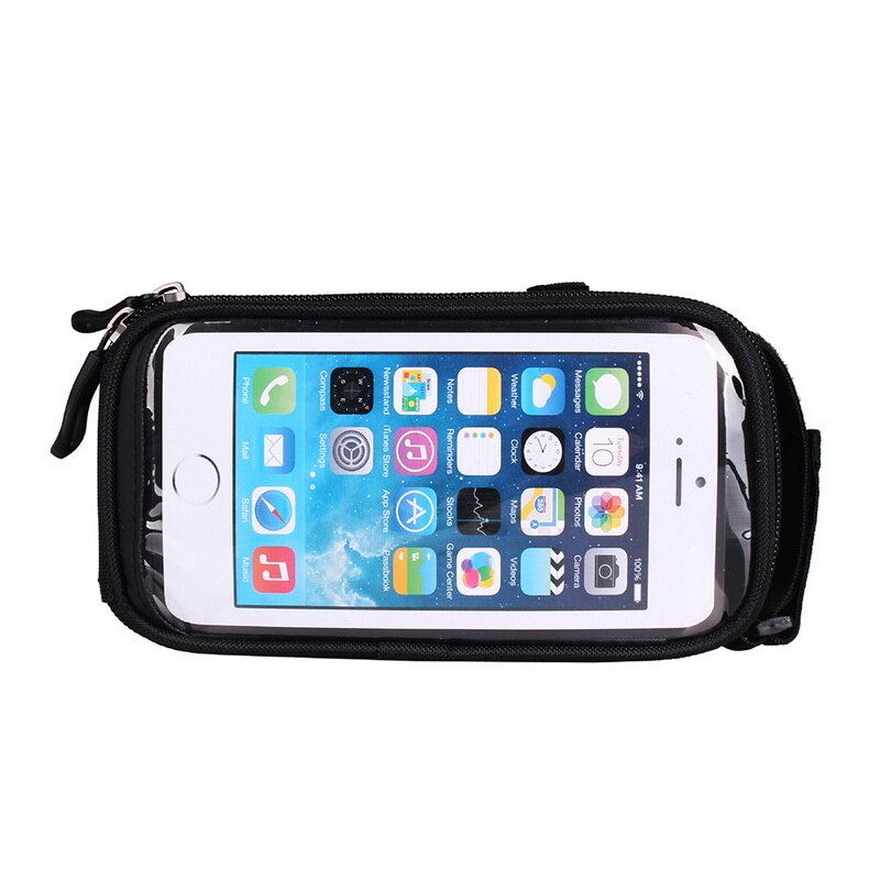 Waterdichte Fietstas Nylon Bike Cyling Mobiele Mobiele Telefoon Bag Case 5.5 ''6'' Fietstassen Frame Voor Tube bagsaccessories #