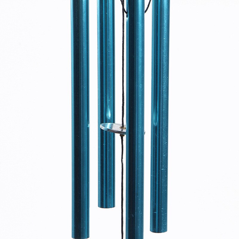 1PC petit éléphant métal vent carillons verre peint artisanat ornements créatifs exquis jardin balcon bleu pendentifs