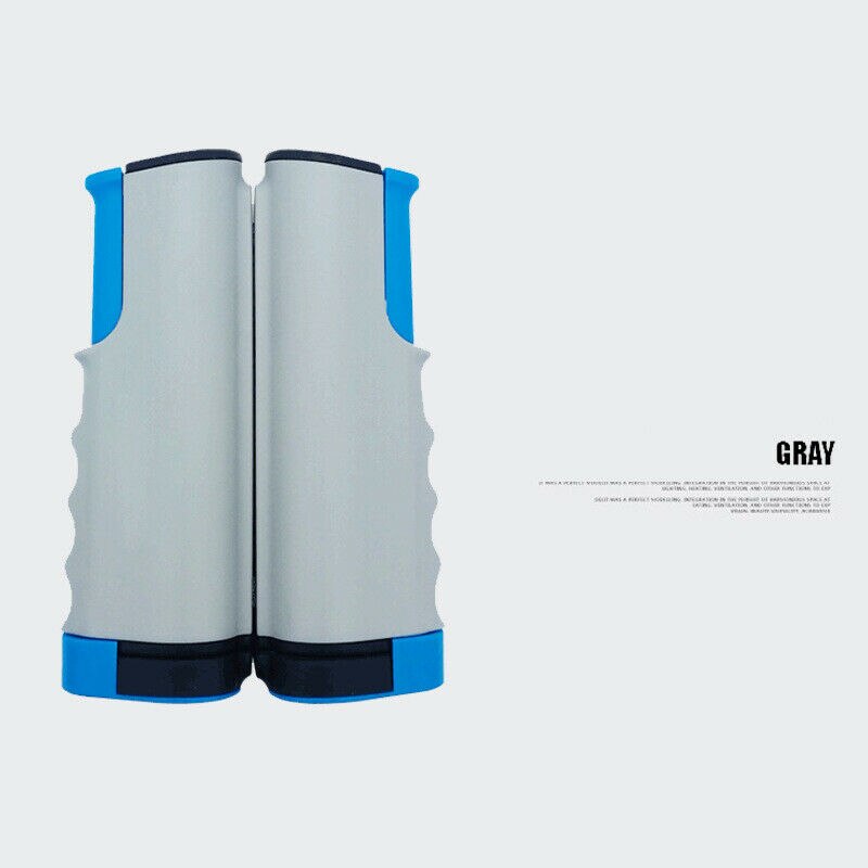 Portable Ping Pong Net Rack Retractable Table Tennis Net for Ping Pong Train Gym Home 1.7Meter Can Clamp Thickness 5cm: Gray