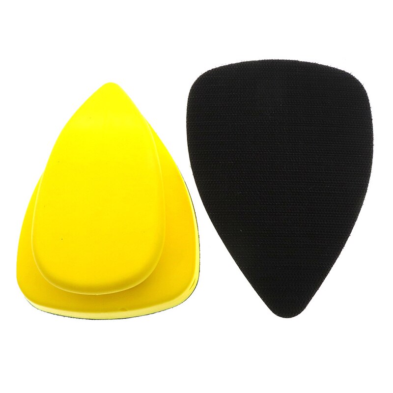 Hand Sanding Block Hook Loop Sanding Disc Holder Foam Grinding Block for Polishing Wood Furniture