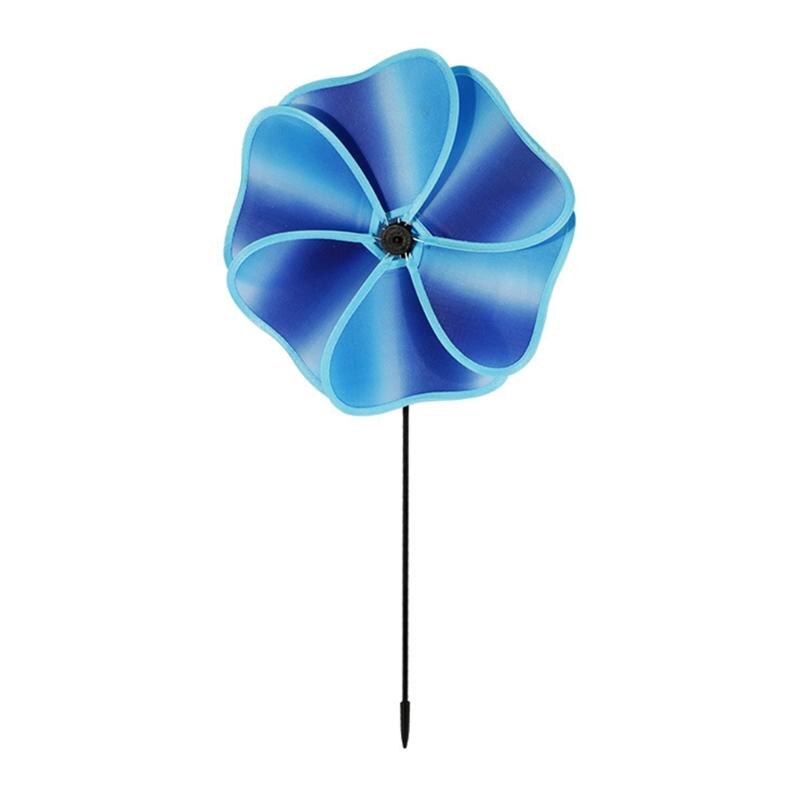 Colorful Flower Wind Spinners Lawn Pinwheels Windmill Party Pinwheel for Garden 1XCC: 2