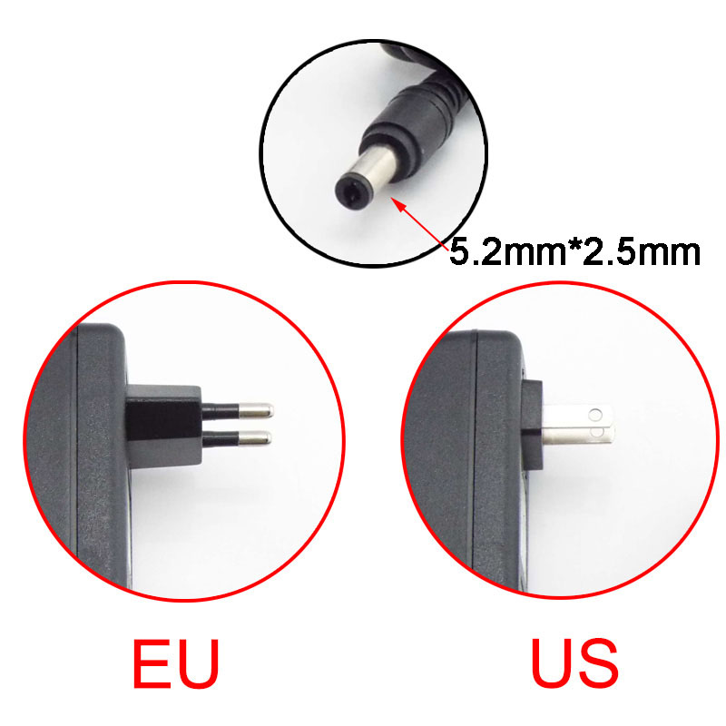 Adaptador AC 110-240V DC 5V 9V 12V 24V 1A 2A 3A 12V, convertidor de fuente de alimentación, cargador para juguetes de teléfono, tira de luz LED Universal Q