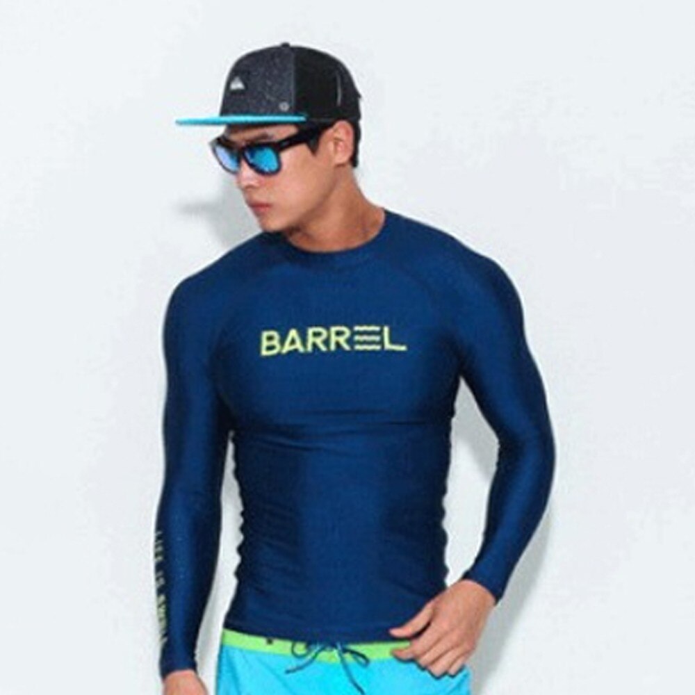 Men's t-shirt Long Sleeve Rashguard Quick-dry UPF 50+ Swim Shirt Combi and Bodysuits Wetsuit Dive suite 5mm Women's t-shirt