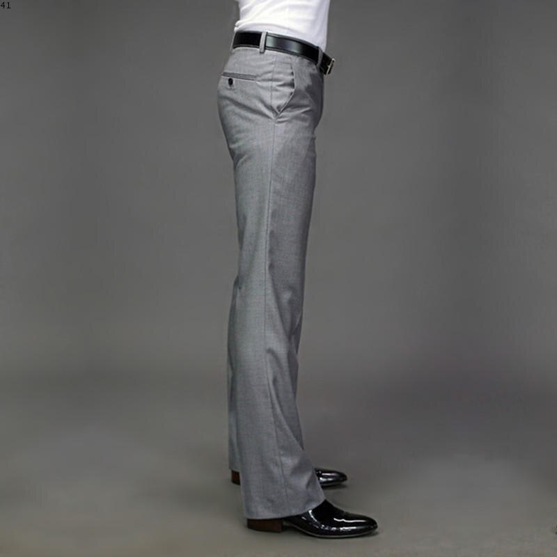 Broek Mannen Micro-Flare Broek Koreaanse Professionele Slijtage Pak Broek Mannen Zakelijke Broek Pak Broek