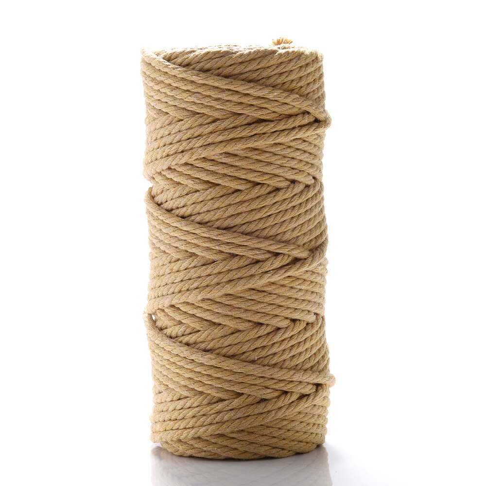 iYOE 28m/Roll 3mm Solid Color Cotton Cord Thread Making Macrame String Diy Craft Accessories Home Decoration: 11