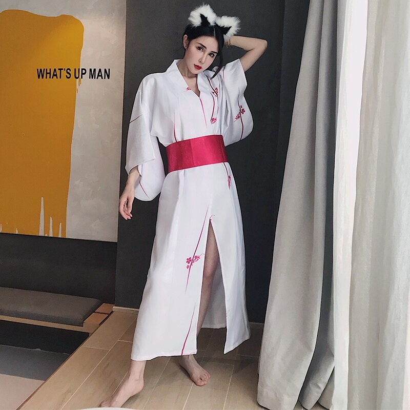 Japanse Kimono Traditionele Vrouwen Sexy Jurk Japan Kleding Vrouwen Haori Yukata Cosplay Japanse Kimono Geisha Kostuum FF2372: Default Title