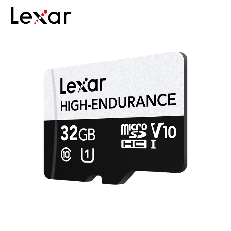 Lexar High-Endurance Micro SD Card 32GB 64GB 128GB 1080p Full-HD 4K Video Monitoring TF Memory Card for Dash Cam Security Camera