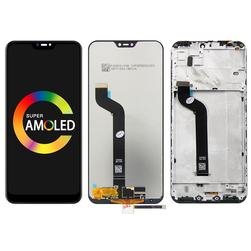Pantalla LCD Original de 5,84 pulgadas para Xiaomi Mi A2 Lite, repuesto de pantalla táctil con marco digitalizador, para Xiaomi MiA2 Lite