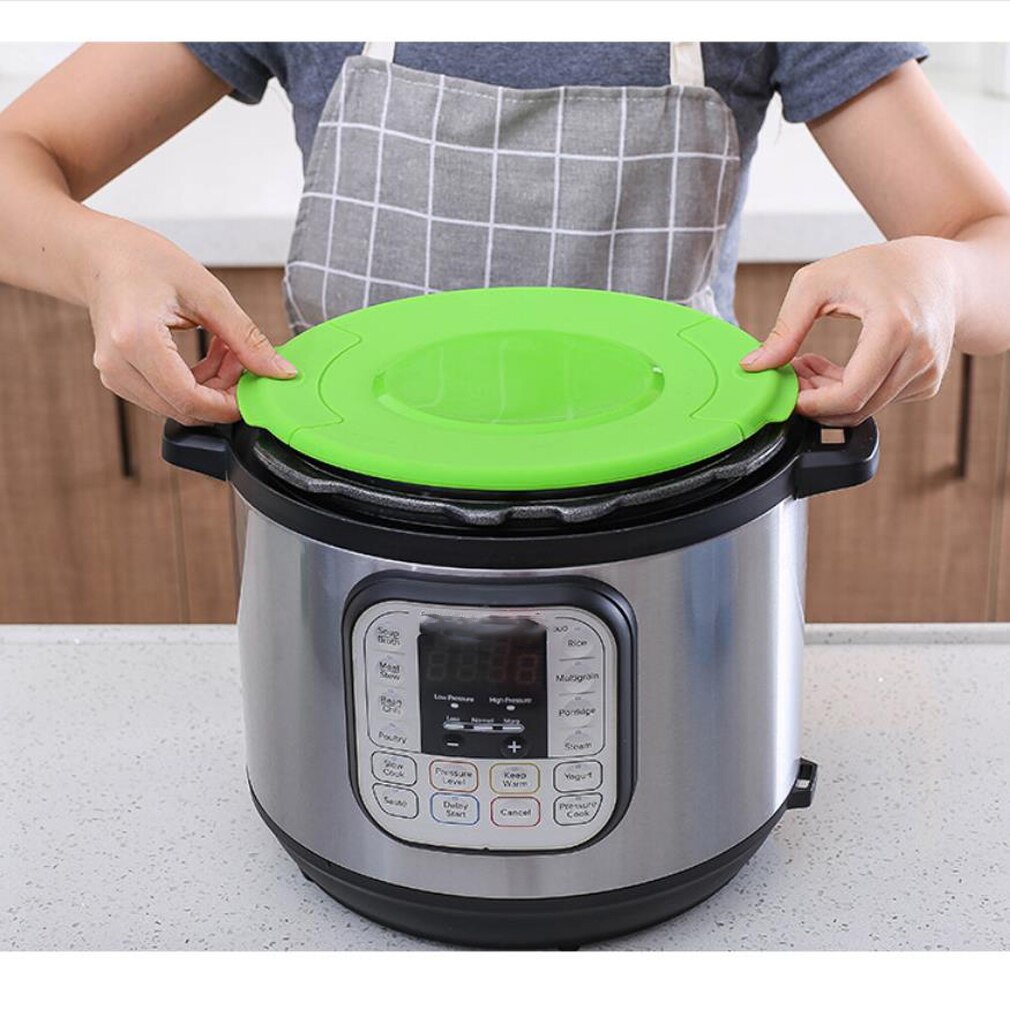 1PC Silicone Lids Multi-color with Heat Resistant Peculiarity Household Pressure Cooker Inner Tank Cover Food Grade