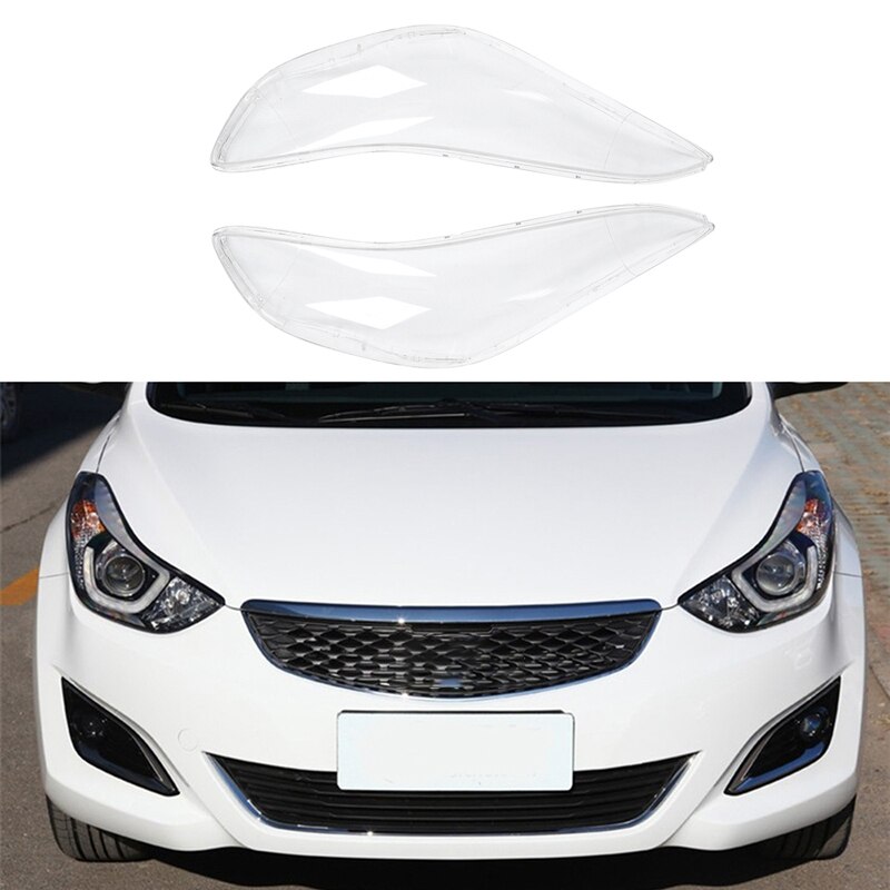 Car Front Headlamp Lens Car Replacement Auto Shell Cover for Hyundai Elantra