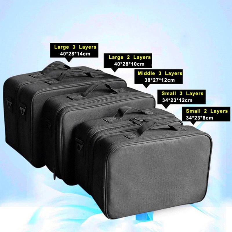 Brand Makeup Case Female Suitcase Organizer For Cosmetics Large Travel Women Make Up Bag Storage Bolso Muje