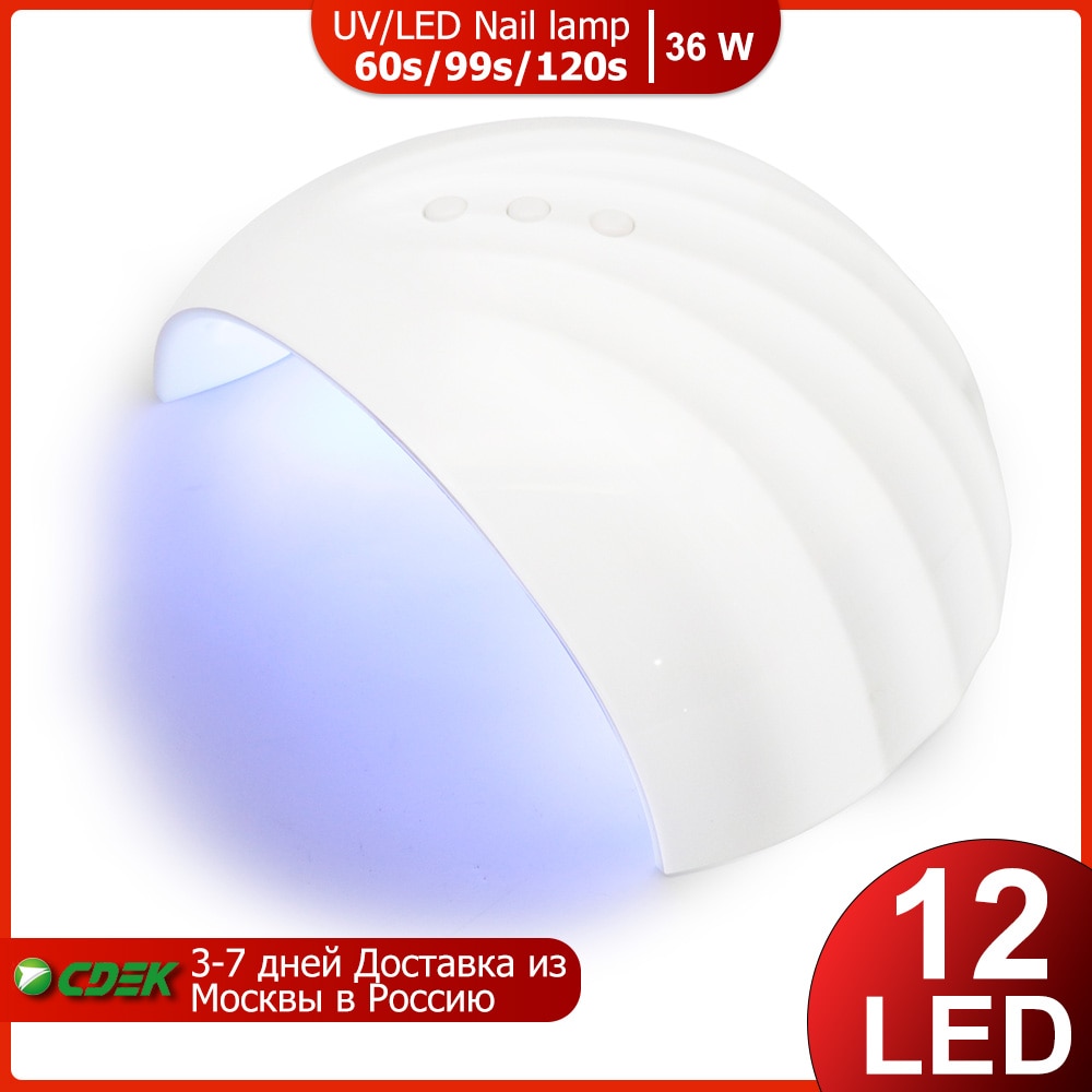 LKE 36W lámpara de secado de uñas UV LED para Gel barniz uñas Gel pulido 60S/99S/120S lámpara de sincronización secador de uñas para secado herramienta de Arte de uñas