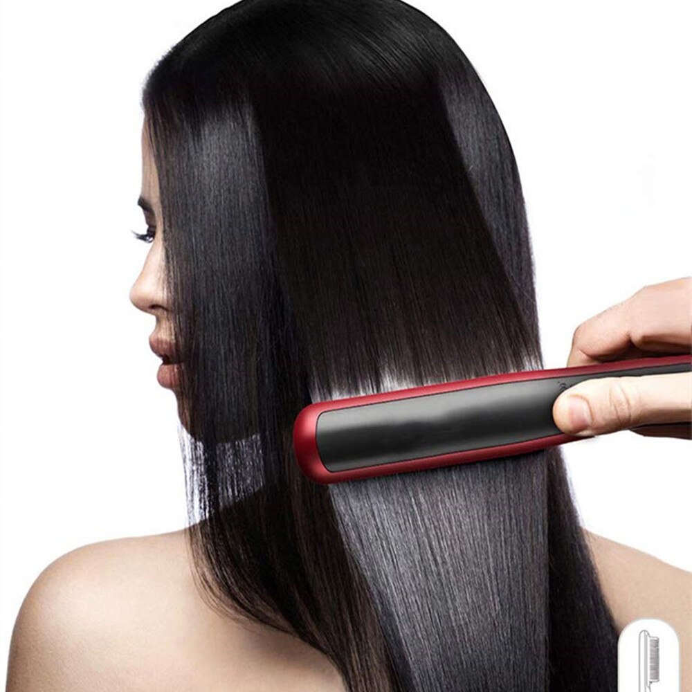 Peigne chauffant en céramique pour hommes, brosse à lisser les cheveux, multifonctionnel, Anti-brûlure, pour barbe