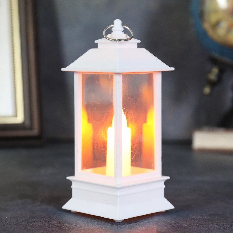 Christmas Decoration Candle Lantern Halloween Vintage Castle Hanging LED Light Birthday Party Decorations Wedding Decor LED Lamp: 02
