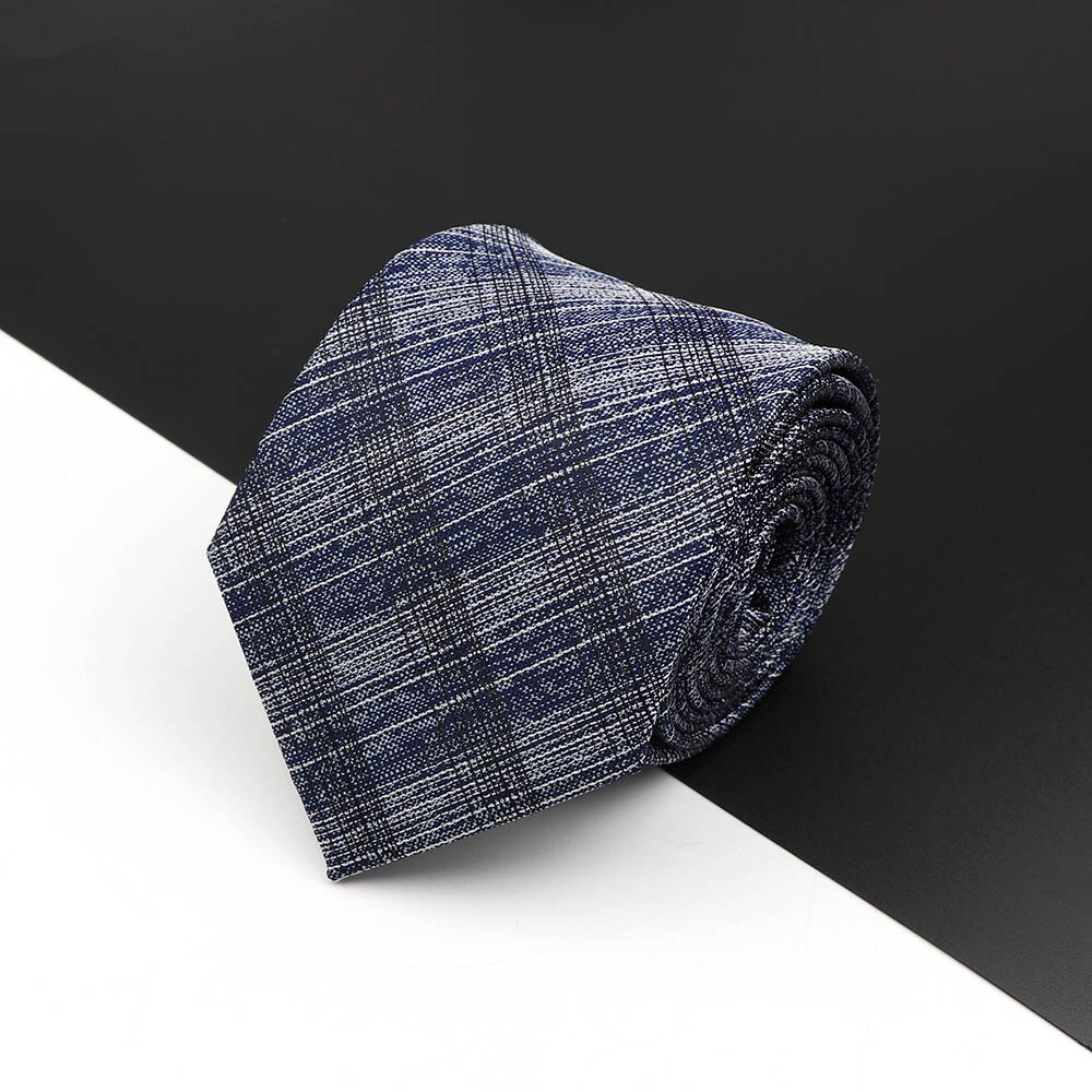 Polyester slips til mænd forretningsmøde gravatas homens mænds formelle #39 8cm stribet slips dagligt jakkesæt tilbehør: 7