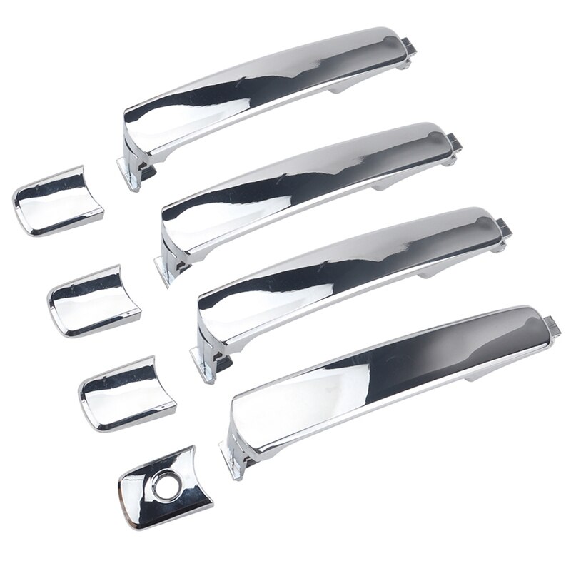 Voor Achter Links Rechts Buiten Autodeur Chrome Handvat Voor Nissan Rogue: Default Title