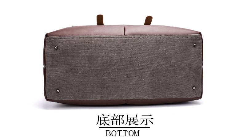 Mannen Casual Draagbare Grote Capaciteit Korte-Afstand Reistas Sporttas Canvas Tas Schouder Messenger tas