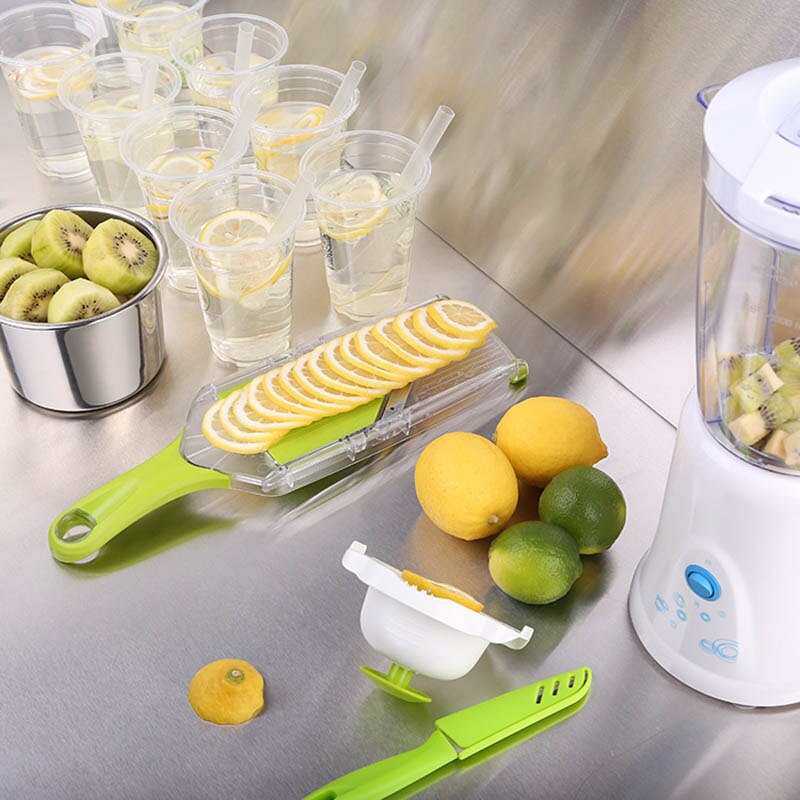 Lemon Slicer Ultra-Thin Lemon Grapefruit Orange Slice Domestic Planing Machine Cutter E2S