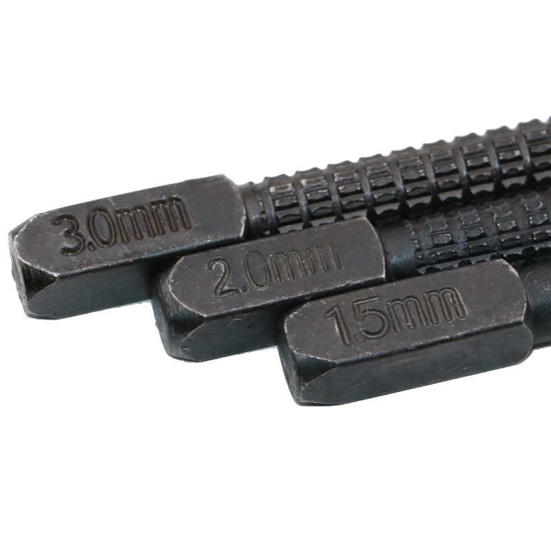 3pcs High-carbon Steel Center Punch Set 10.1cm Non Slip Center Punch For Alloy Steel Metal Wood Marking Drilling Tool