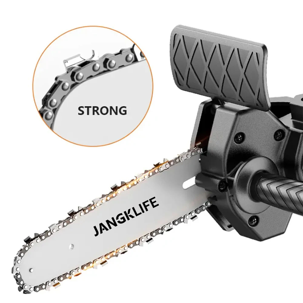 4 Inch Electric Drill Modified To Electric Chainsaw adapter Tool Portable Conversion Head Kits Woodworking Pruning