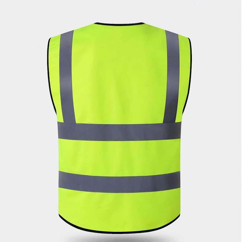 Hzyeyo refleksvest med høj synlighed arbejdstøj motorcykel cykling sport udendørs reflekterende sikkerhedstøj , d -9915