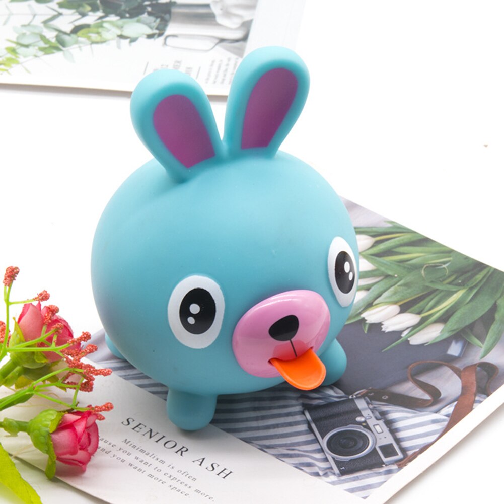 Jouet pour enfant et adulte, anti-Stress, balle molle, Jabber, Animal parlant, amusant: L Rabbit