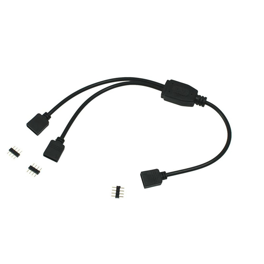 4 Pin RGB Connector Kabel 1 om 1 2 3 4 5 Vrouwelijke aan Vrouwelijke Splitter Connector Verlengkabel voor 3528 5050 RGB LED Strip Licht