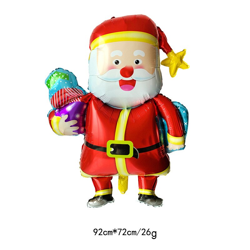 Christmas Decor Santa Claus Aluminum Foil Balloon Balloon Year Christmas For Home Years Xmas Party Decoration: 01