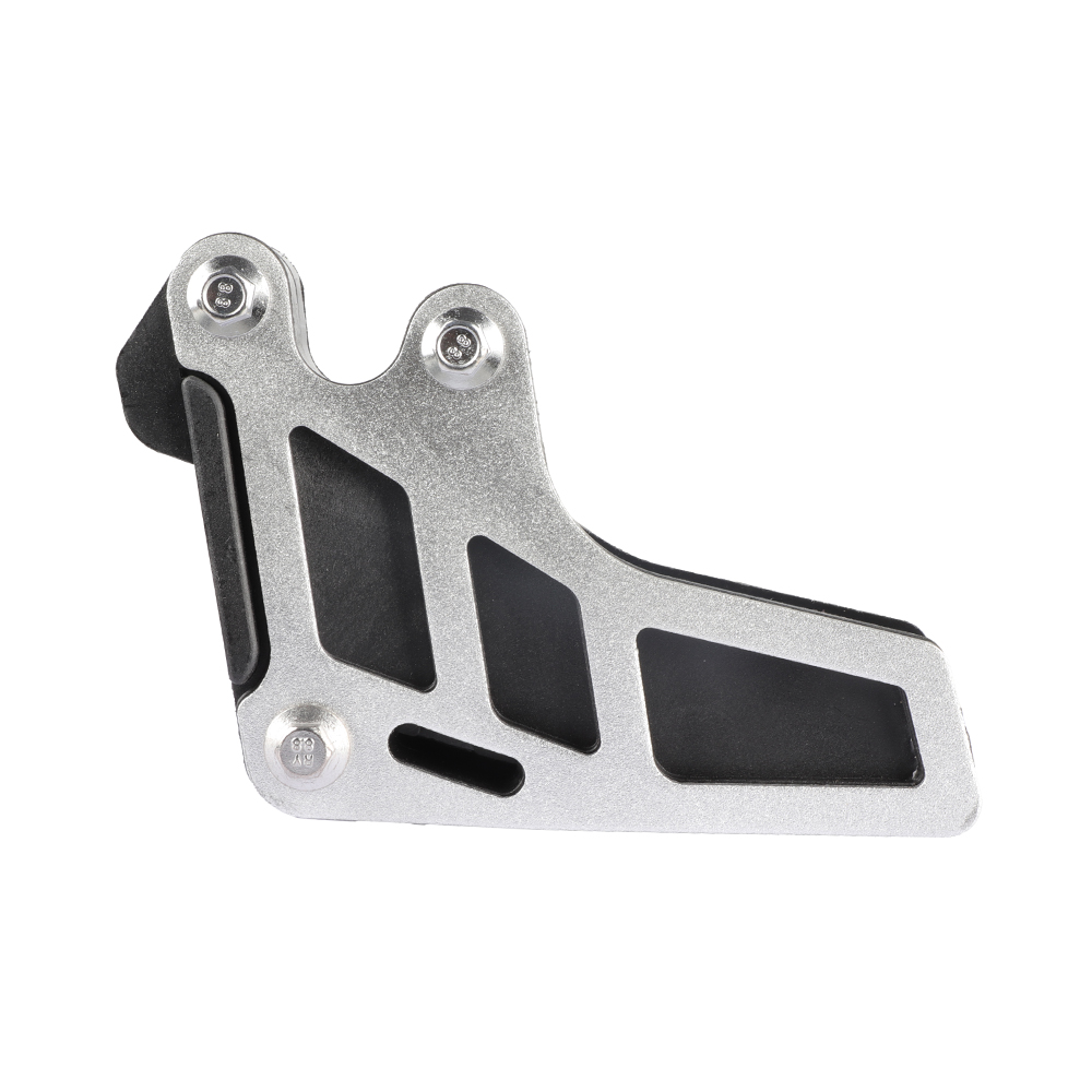 Protector de guía de cadena de motocicleta, accesorios de repuesto universales para Motocross, KAYO T2 T4 T6 X6 Dirt Pit Bike 420 428 520: Plata