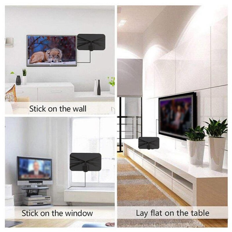 4K HDTV Antenna Digital Aerial Indoor Amplified Antenna 1080P TV HD Digital TV Antenna