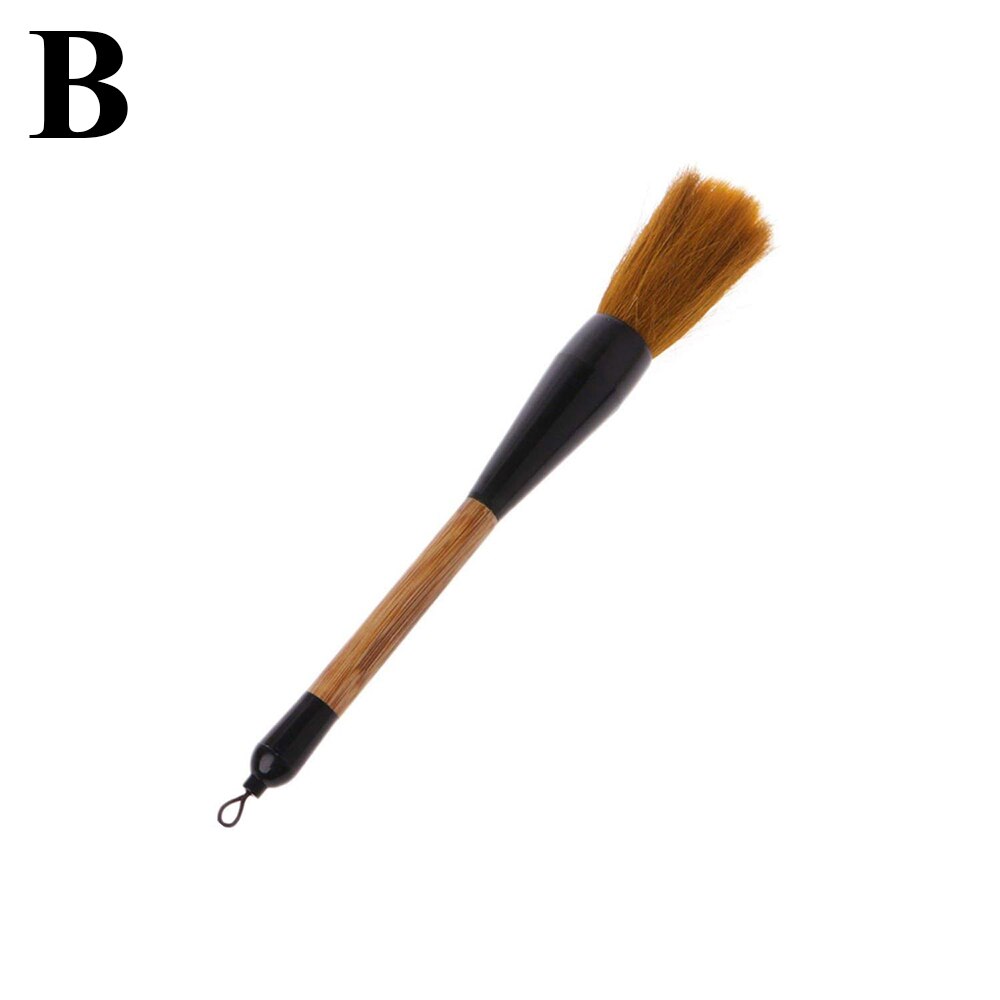 Kinesisk kalligrafi børste pen ged hår bambus aksel maling pensel kunst papirvarer oliemaleri pensel tegning forsyninger: B
