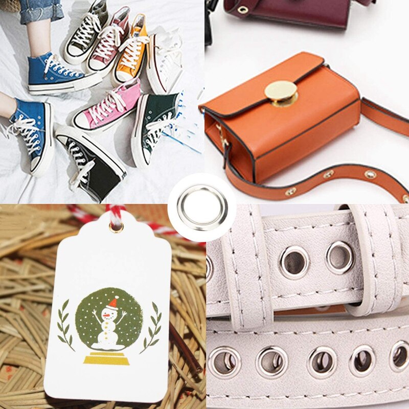 Grommets Eyelets Grommets Kit 400 Sets, Eyelets with 3 Installation Tools for Craft Making,Repair and Decoration.