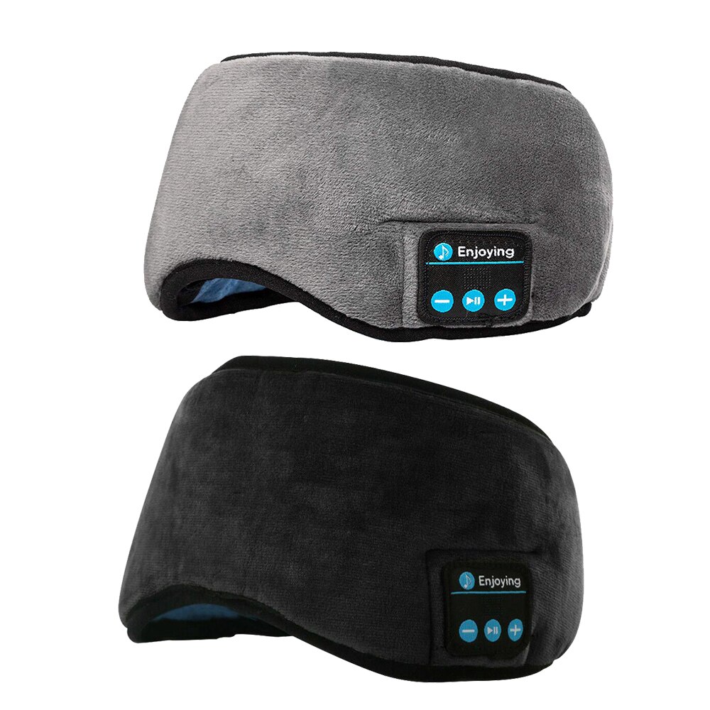 3d Draadloze Slapen Koptelefoon Sleep Oortelefoon Met Microfoon Draadloze Slaap Hoofdtelefoon Bluetooth Hoofdband Oogmasker Voor Samsung Xiaomi: silver black