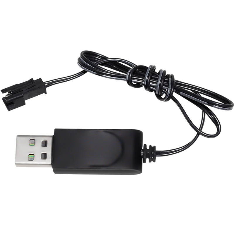 Batería de iones de litio con enchufe SM, 3,7 V, 500mAh, cargador de 14500/3,7 V para coche volquete acrobático R/C/4WD Twist-Desert Cars R/C, coches de escalada