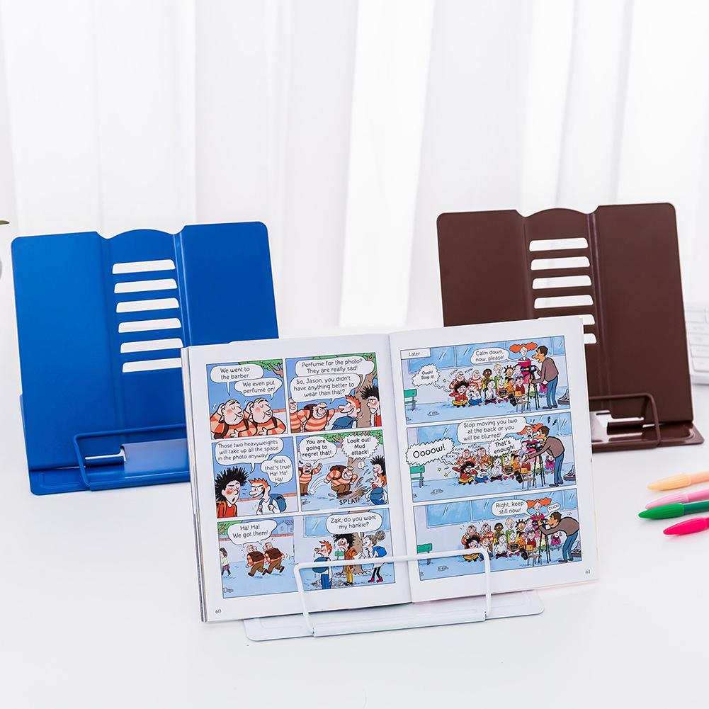 Display Stand Book Display Book Holder Desk Stand Book Stand Folding Reading Stand Anti-Slip Adjustable Desktop Bookend Holder